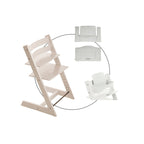 Tripp Trapp barnestol med sitepute Nordic Grey forfra