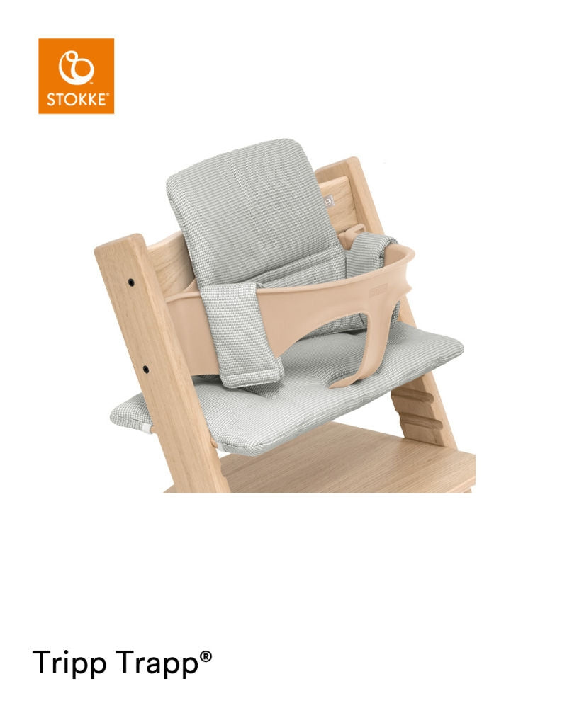 Tripp Trapp Classic Cushion sete- og ryggpute nordic grey bakside