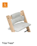 Tripp Trapp Classic Cushion sete- og ryggpute nordic grey front