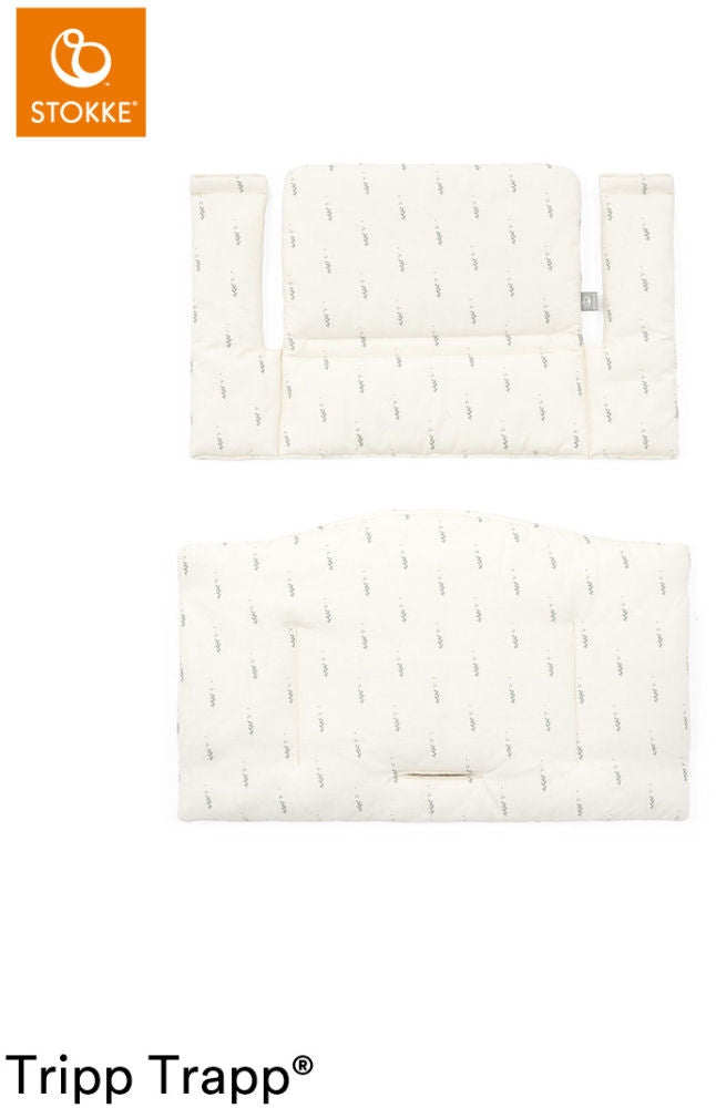 Tripp Trapp Classic Cushion sete- og ryggpute wheat cream bakside
