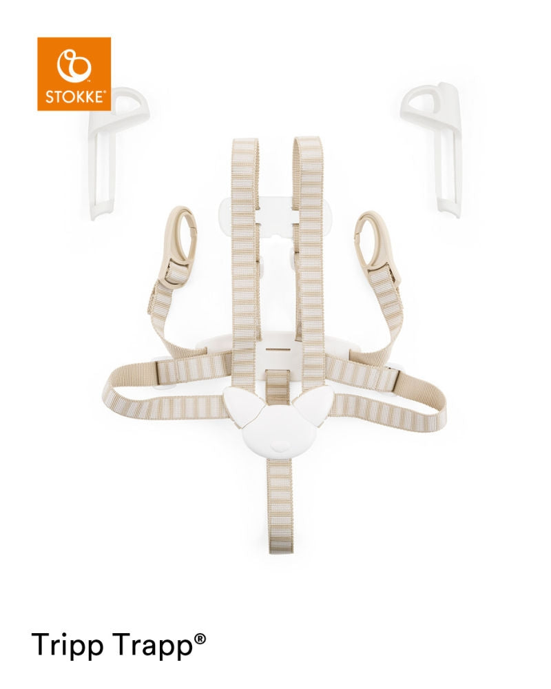 Tripp Trapp Harness 5-punktssele beige, BPA-fri for ekstra sikkerhet