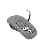 Tripp Trapp Newborn sett Anthracite med lekeholder forfra
