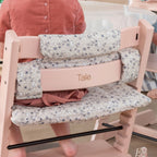 Tripp Trapp trappestol bøk med gravering 78 cm bakside