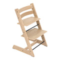 Tripp Trapp trappestol eik med gravering 79 cm forfra