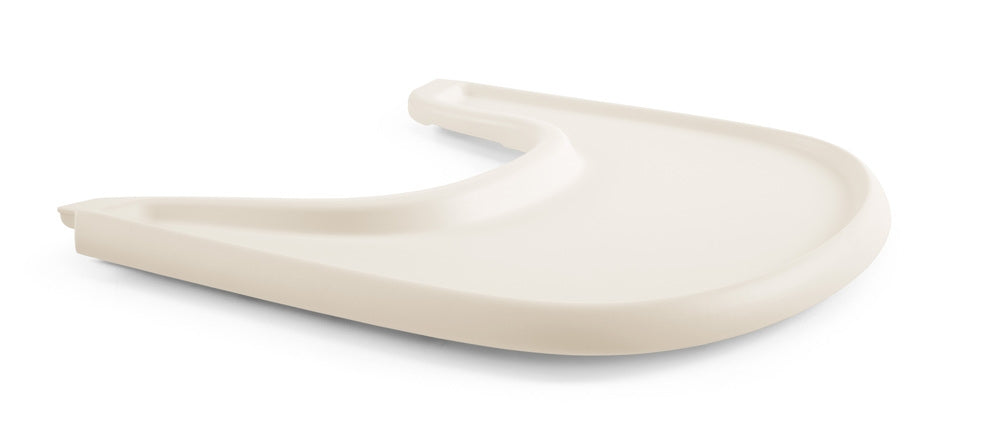 Tripp Trapp Tray bordplate Vanilla White fra Stokke forfra