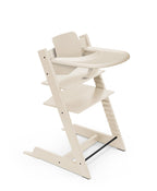 Tripp Trapp Tray bordplate Vanilla White fra Stokke montert på stol