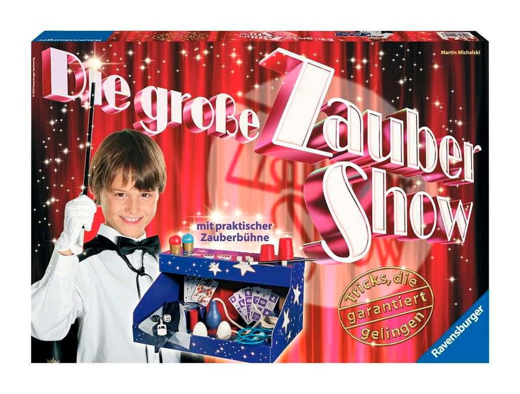 Trylleshow tryllesett for barn fra 8 år foran