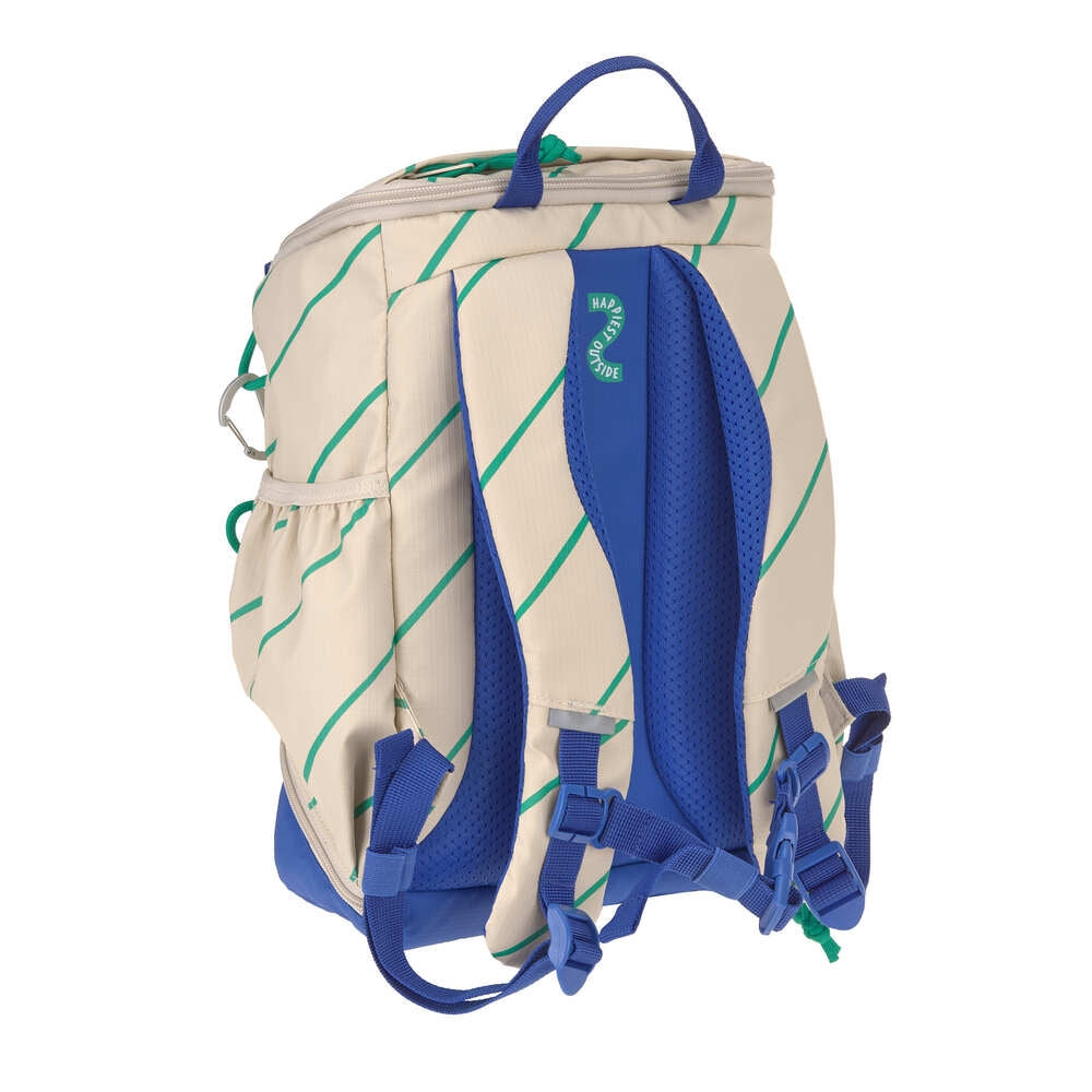 Tursekk for barn 10L Happy Trails frosk - Lässig bakside