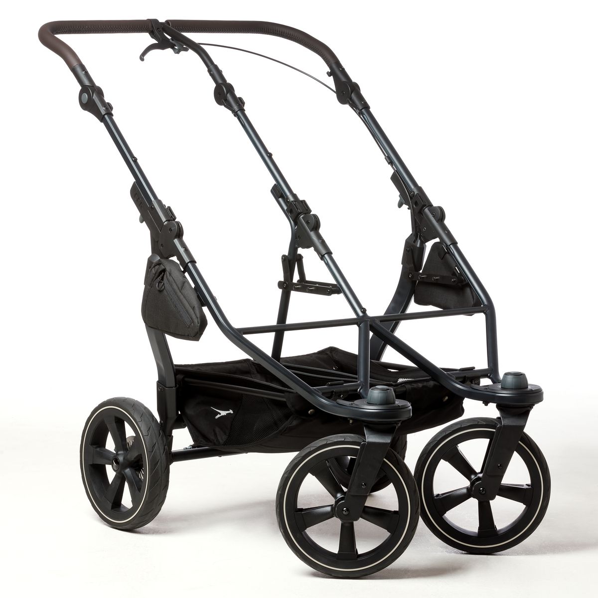 Understell Duo 2 i aluminium med luftkammerhjul - TFK sett forfra