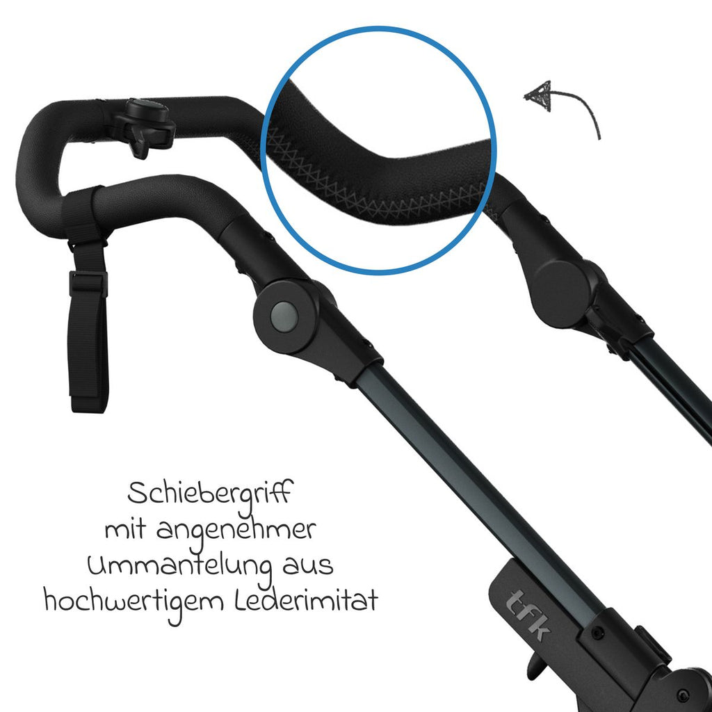 Nærbilde av luftdekk på Understell med lufthjul til Pro, 16" og 12" - TFK