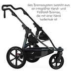 Sideprofil av Understell med lufthjul til Pro, 16" og 12" - TFK