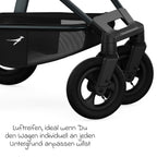 Understell med lufthjul til Mono 4, aluminium - TFK bakside