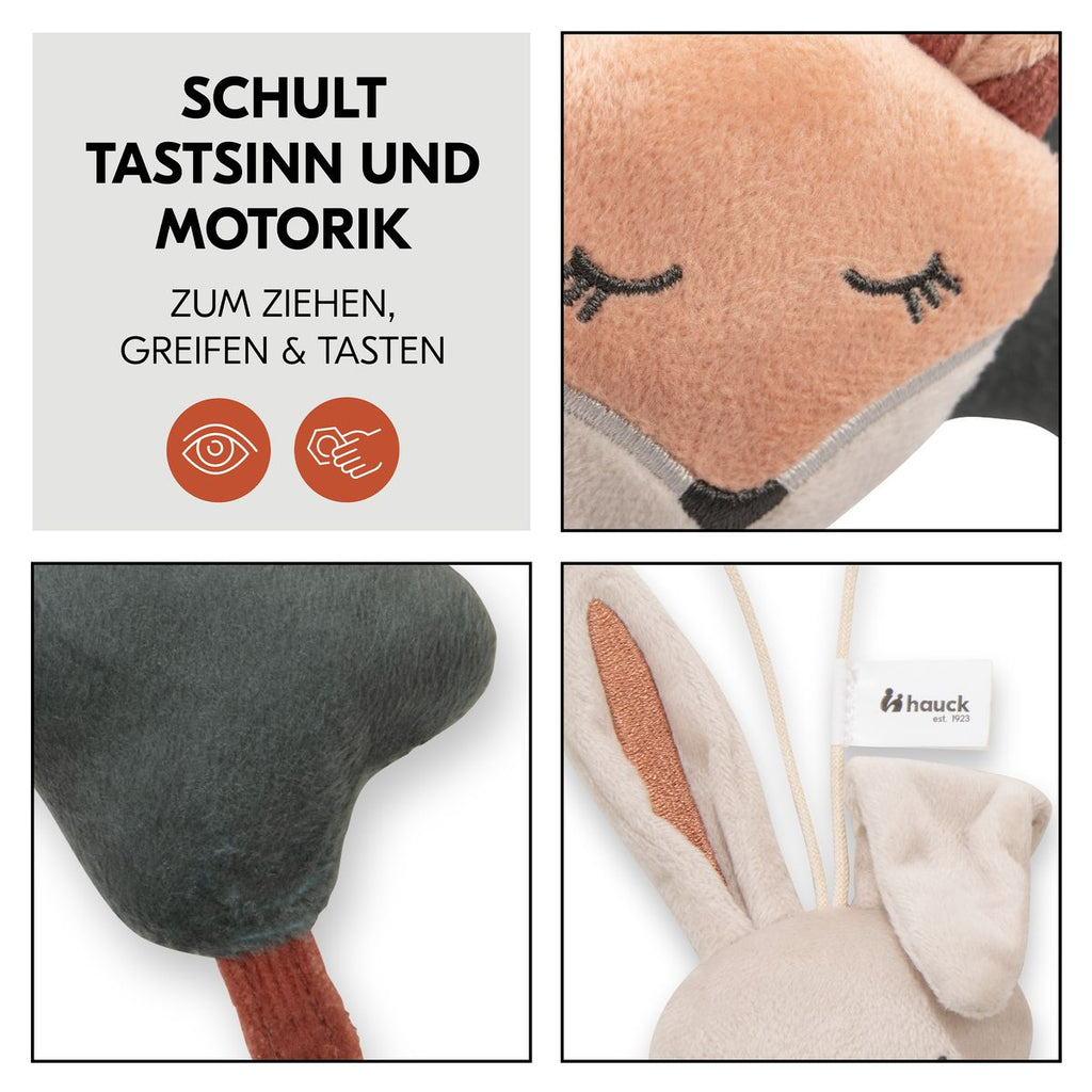 Uro til reiseseng Travel Bed Mobile Forest med avtagbare figurer