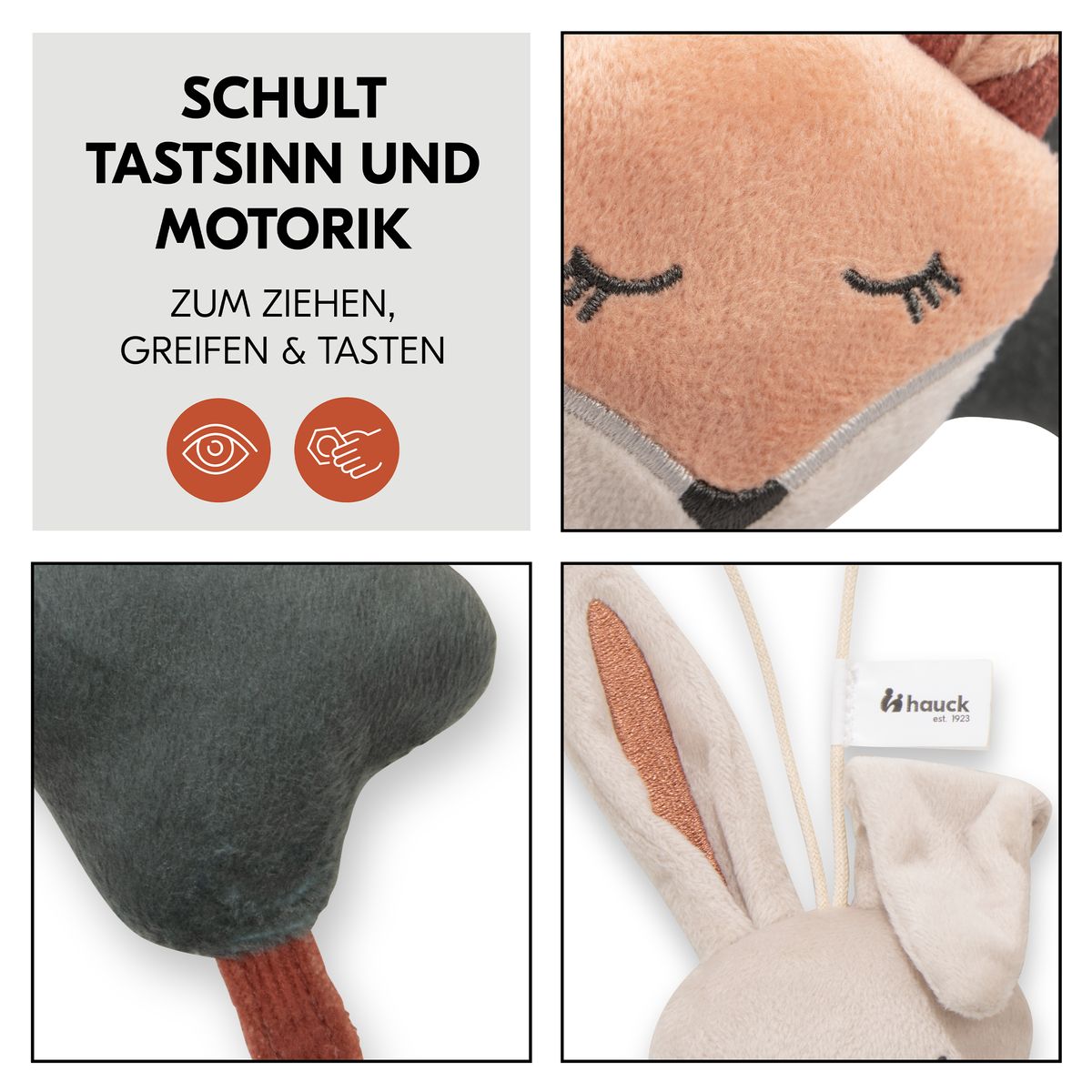Uro til reiseseng Travel Bed Mobile Forest med avtagbare figurer