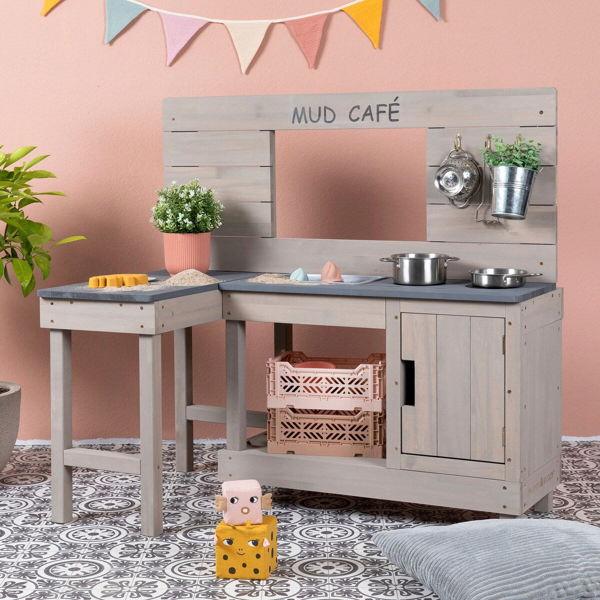 Utekjøkken Coffee Corner med disk stor arbeidsflate