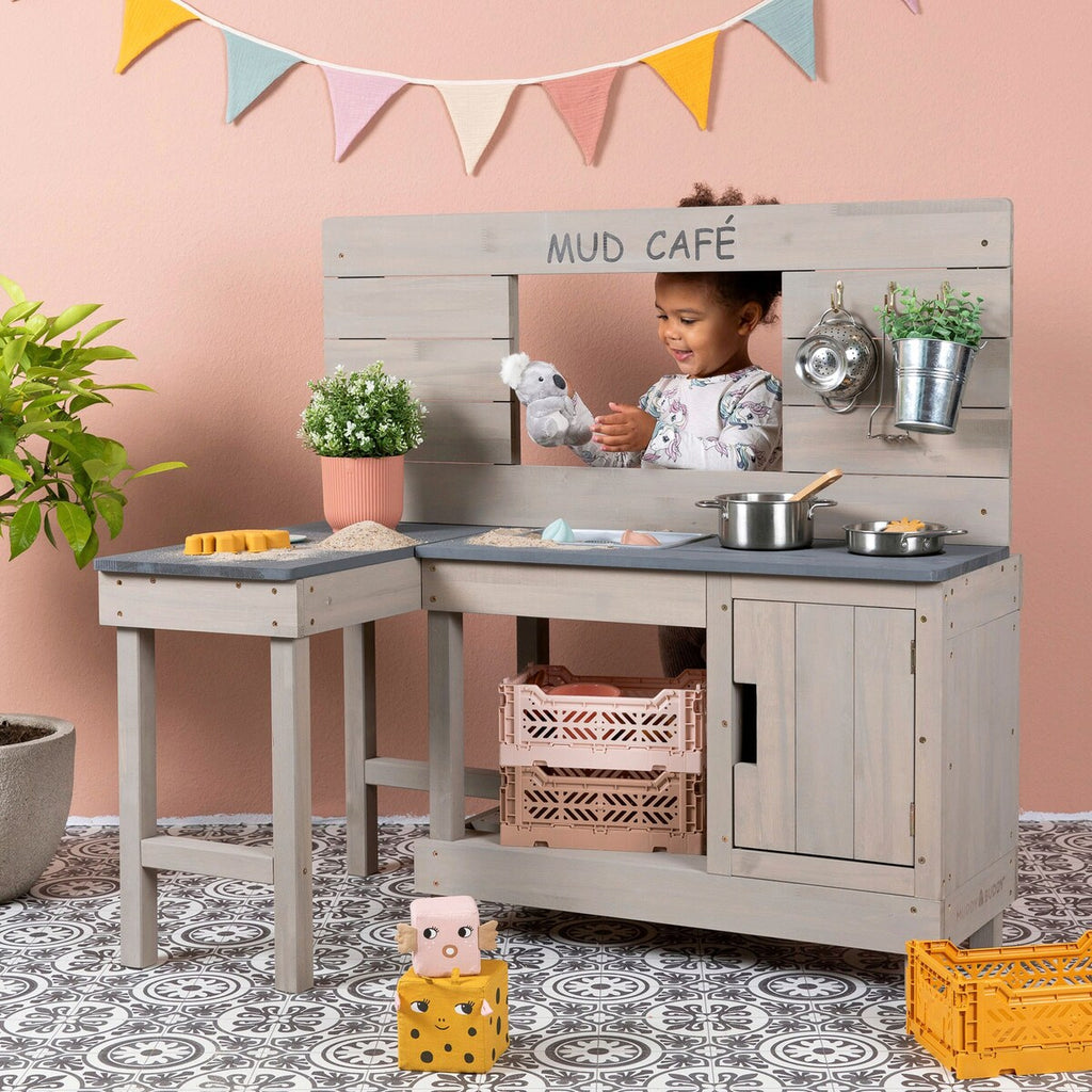 Utekjøkken Coffee Corner med disk montert utendørs