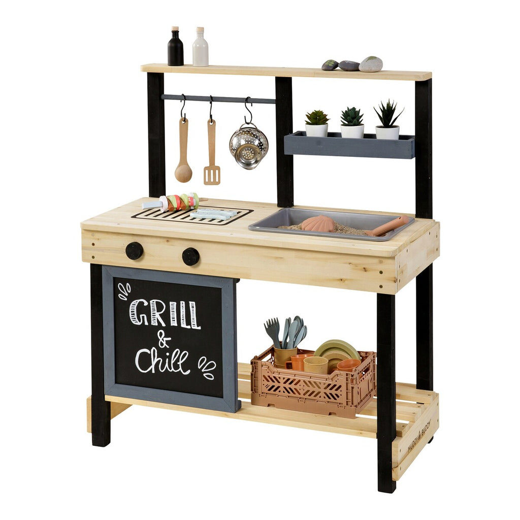 Utekjøkken Grill & Chill med lekebasseng 55 cm forfra