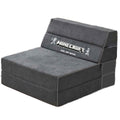 Uttrekkbar sovesofa Minecraft for barn, polstret sett forfra