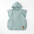 UV-poncho UPF 50+ økologisk bomull 3-5 år Sea Blue fra Cloby