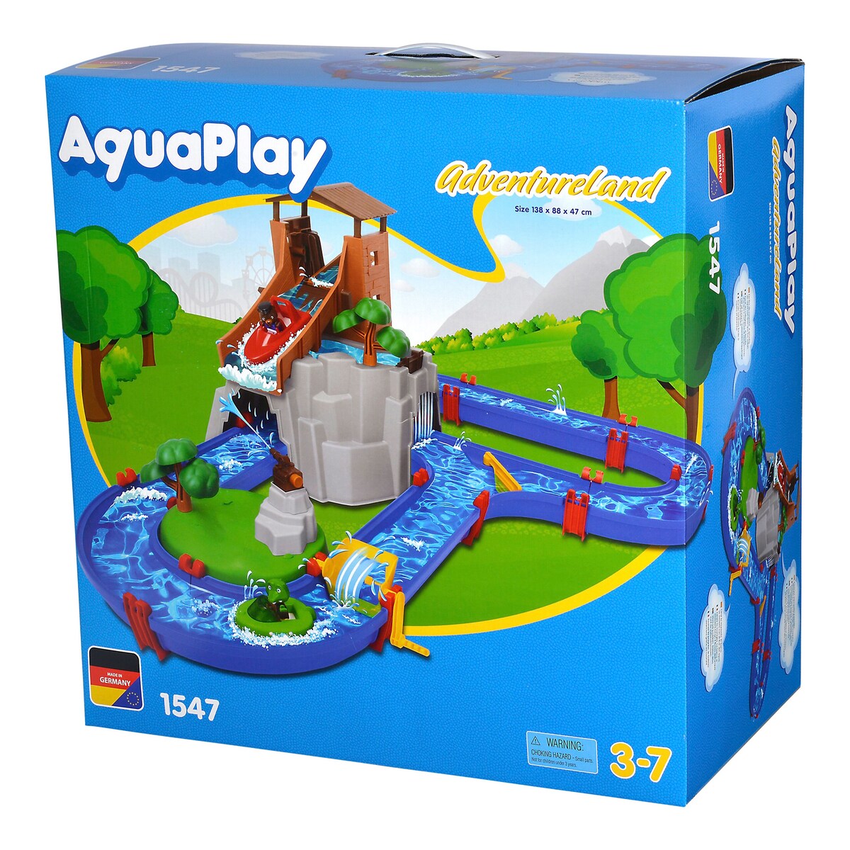 Hemmelig gjemmested i Vannbane AdventureLand med fjell og foss - AquaPlay