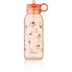 Vannflaske barn tritan 500 ml med sugerør Cherry Heart forfra