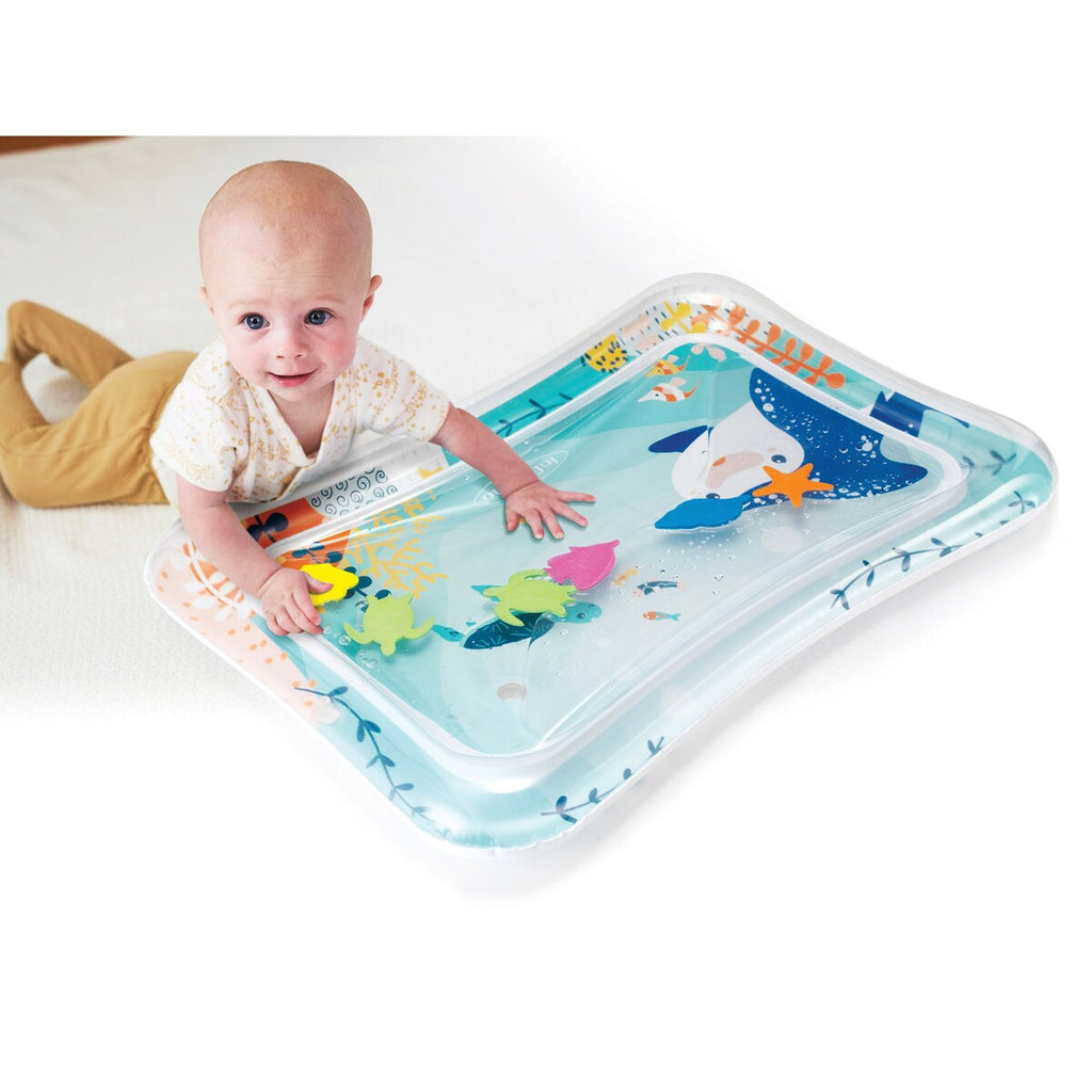 Bakside av Vannmatte Ocean med 6 flytende figurer