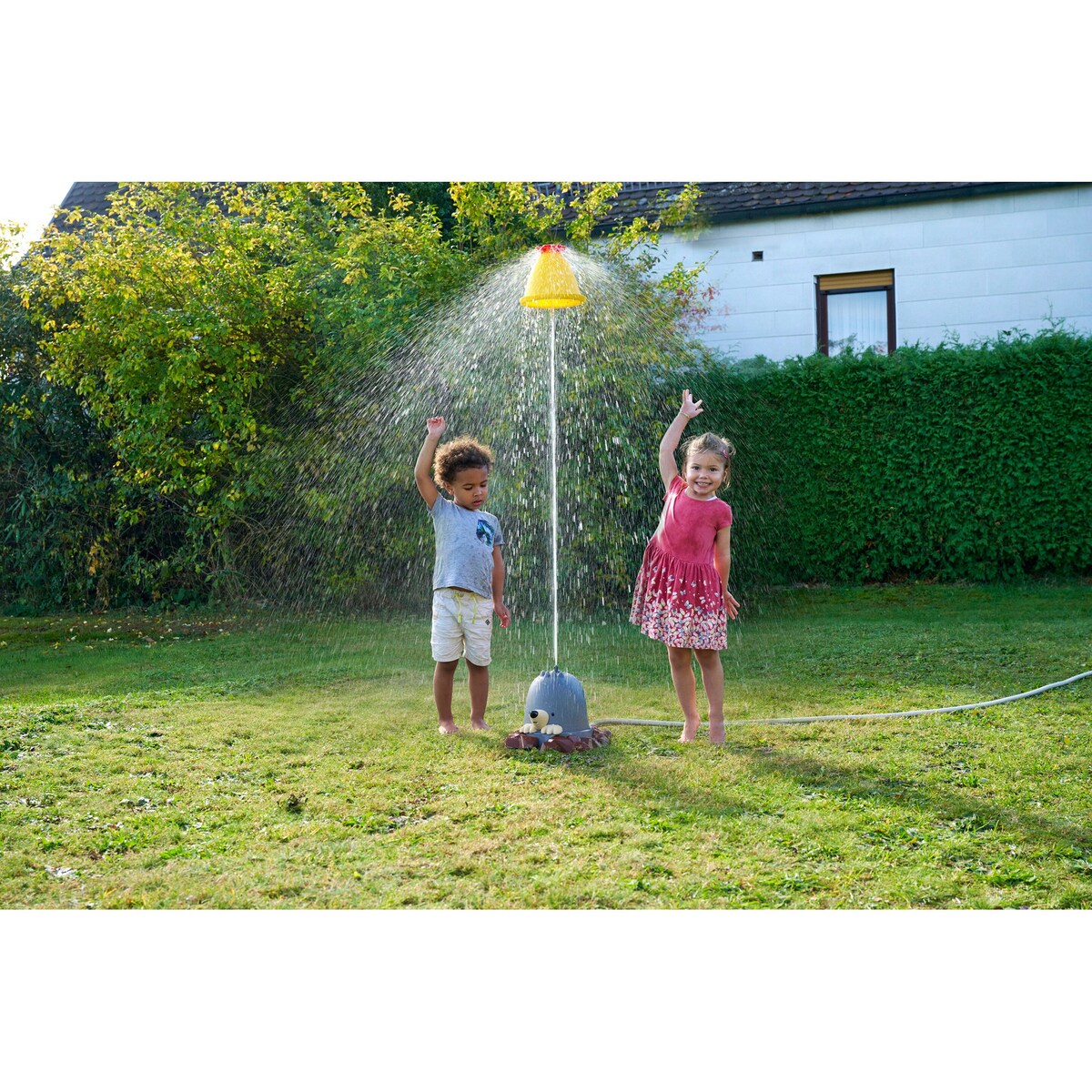 Vannsprinkler Moldvarp Moli for hagen fra 3 år med vannsprut