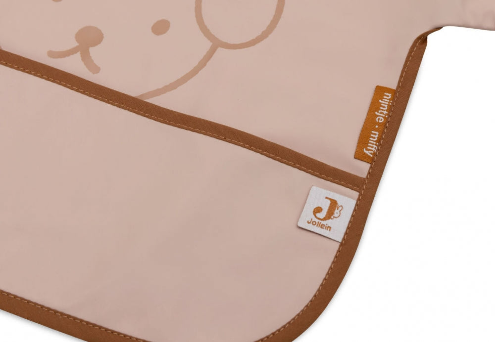 Vanntett smekke med ermer Miffy Peekaboo Wild Rose - bakside