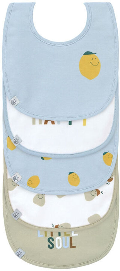 Vanntette smekker 5-pack Happy Fruits Lemon forfra