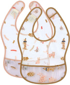 Vanntette smekker med oppsamler 2-pack Little Mateys forfra