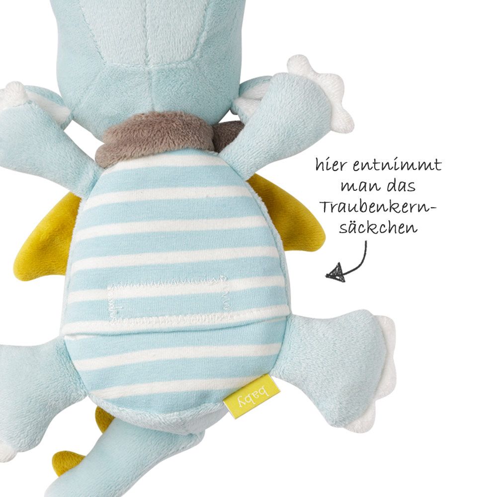 Detalj av Varmedyr drage med druekjernefyll Little Castle Fehn