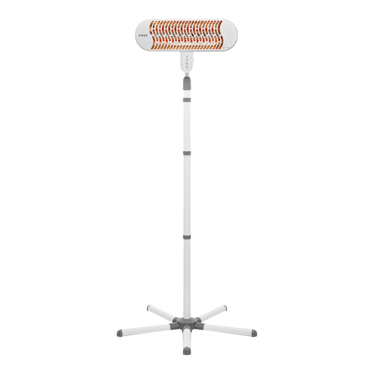 Varmelampe 2-i-1 HeatCare+ Flex med gulvstativ 700 W forfra