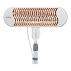 Varmelampe 2-i-1 HeatCare+ Flex med gulvstativ 700 W bakside