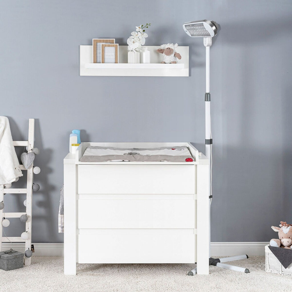 Varmelampe 2-i-1 HeatCare+ Flex med gulvstativ 700 W med justerbar høyde
