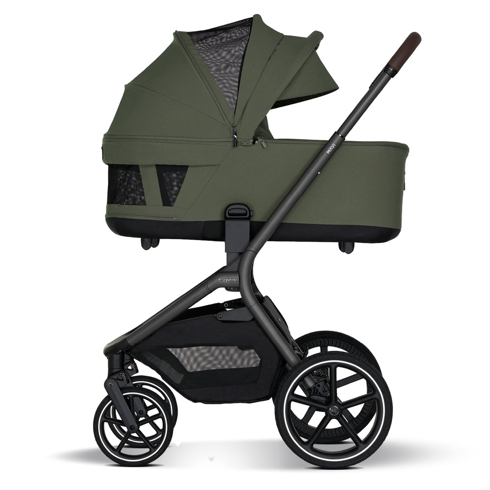 Vaskbart babybag-innlegg i Kombivogn MAVI 2-i-1 startsett Olive Grün