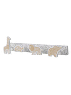 Vegggarderobe BABYLON med 4 dyreknagger foran