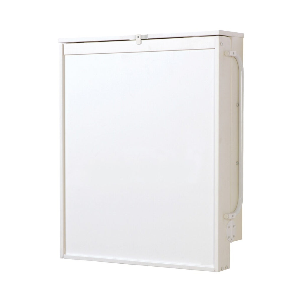 Bakside av Vegghengt stellehylle sammenleggbar 79x63 cm maks 15 kg
