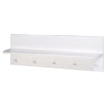 Vegghylle Dreamworld 3 med 5 kroker 90x15 cm forfra