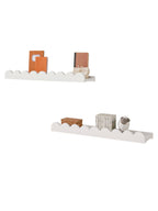 Vegghylle FESTON sett med 2 stk. MDF 54 x 12,5 cm hvit front