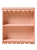 Vegghylle FESTON med knaggrekke MDF 52 x 59 cm rosa forfra
