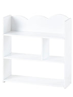 Vegghylle sky for barnerom MDF hvit 60x63 cm forfra