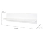Vegghylle Universal med hylleplatte 90 cm med oppbevaring