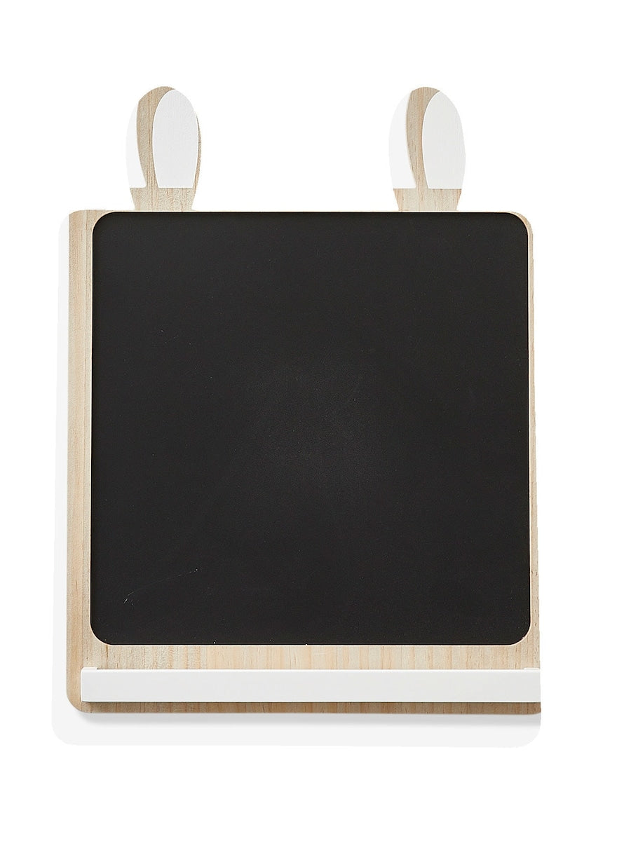 Veggkrittavle hare i MDF for barnerom 53,6x39,8 cm forfra