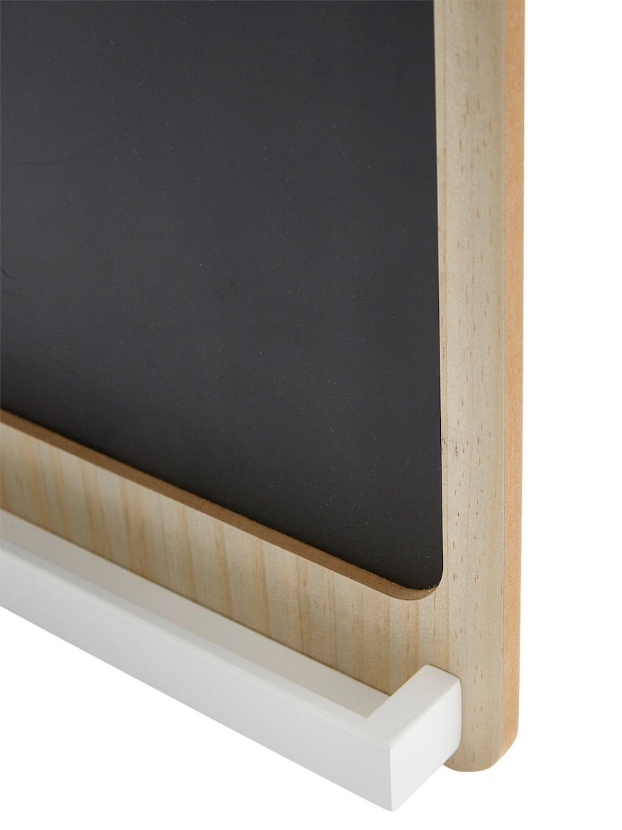 Detalj av Veggkrittavle hare i MDF for barnerom 53,6x39,8 cm med kaninører