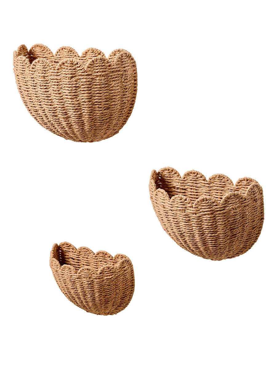 Veggkurver 3-pk FESTON i beige farge til barnerom