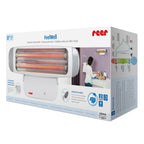 Veggmontert varmelampe FeelWell med sikkerhetsbeskyttelse på rør