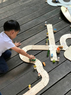 Veisystem i tre 34 deler 75 x 95 cm PlanToys trafikklys detalj