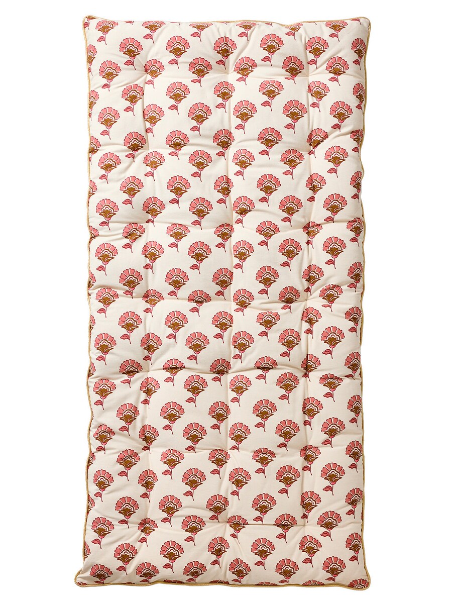 Vendbar gulvmadrass ARIZONA DREAM bomull 60x120 cm forside med blomstermønster