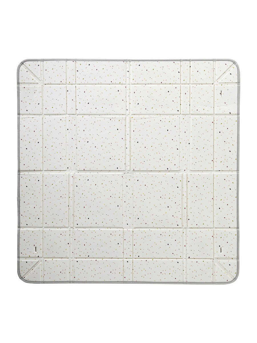 Vendbar sammenleggbar leketeppe med 20 baller 127x127 cm - Vertbaudet
