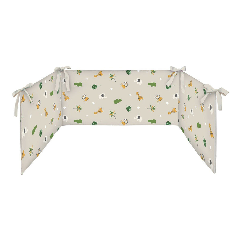 Vendbar sengebeskytter 34x180 cm for sprinkelseng bakside